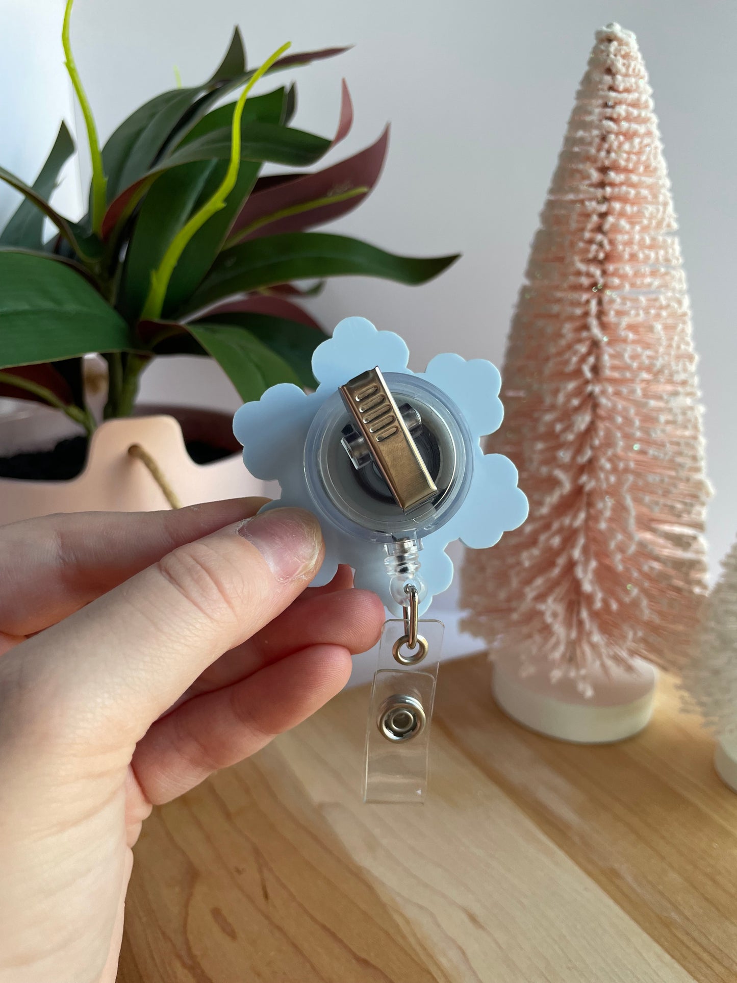 Sparkly Snowflake Badge Reel