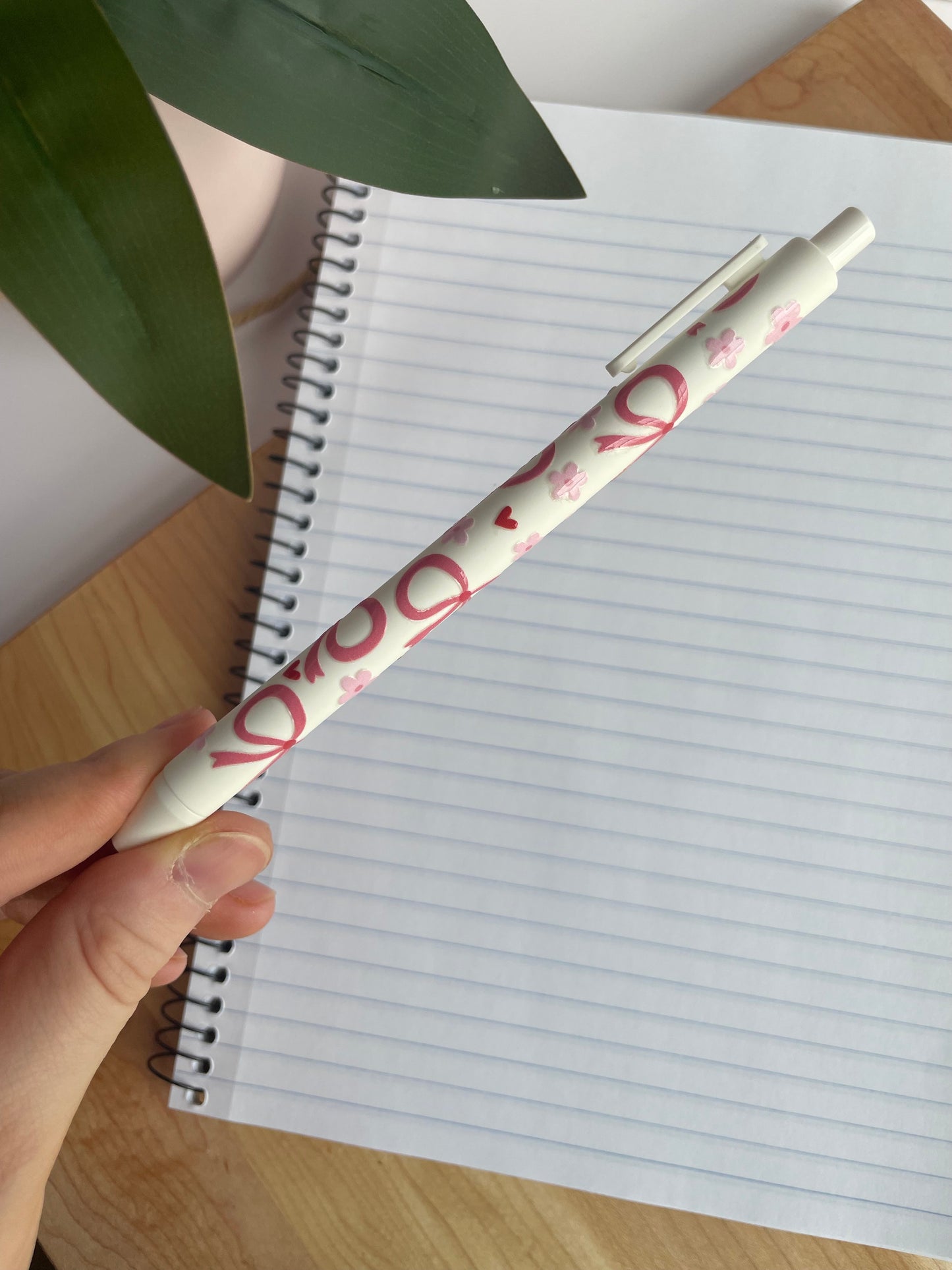 Beautiful Bows Black Ballpoint Pen