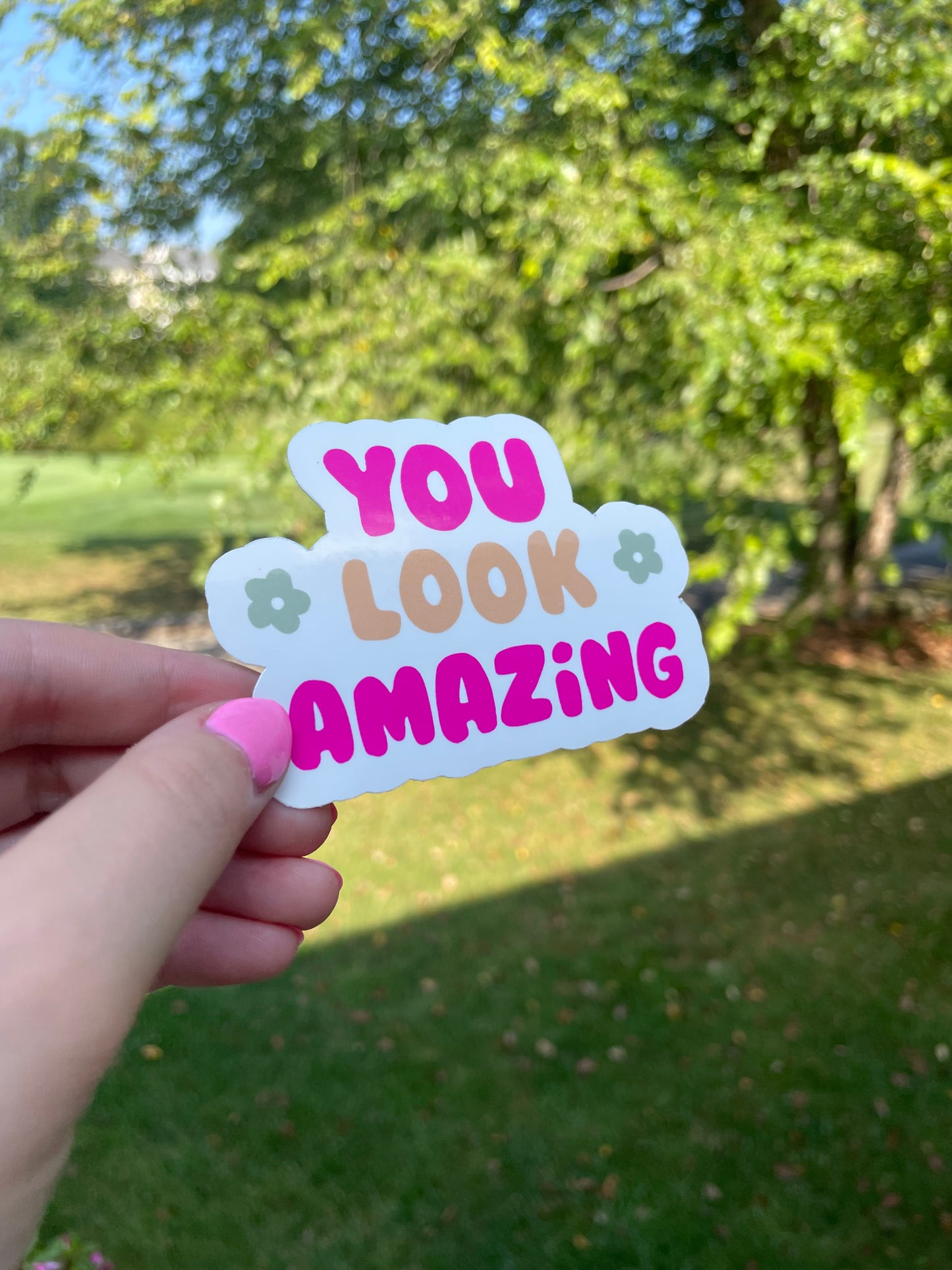 You Look Amazing Die Cut Sticker