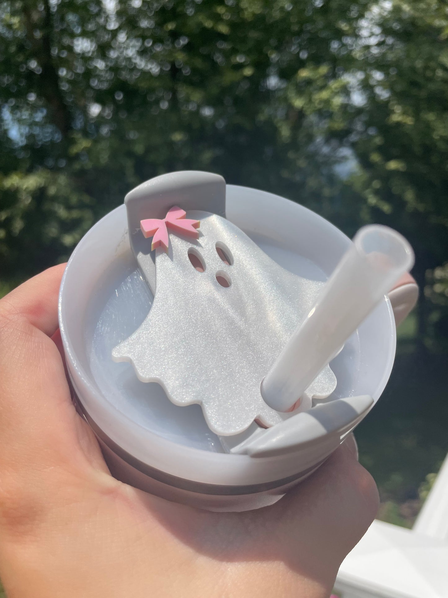 Ghostie Bow 30 and 40 Ounce Stanley Topper