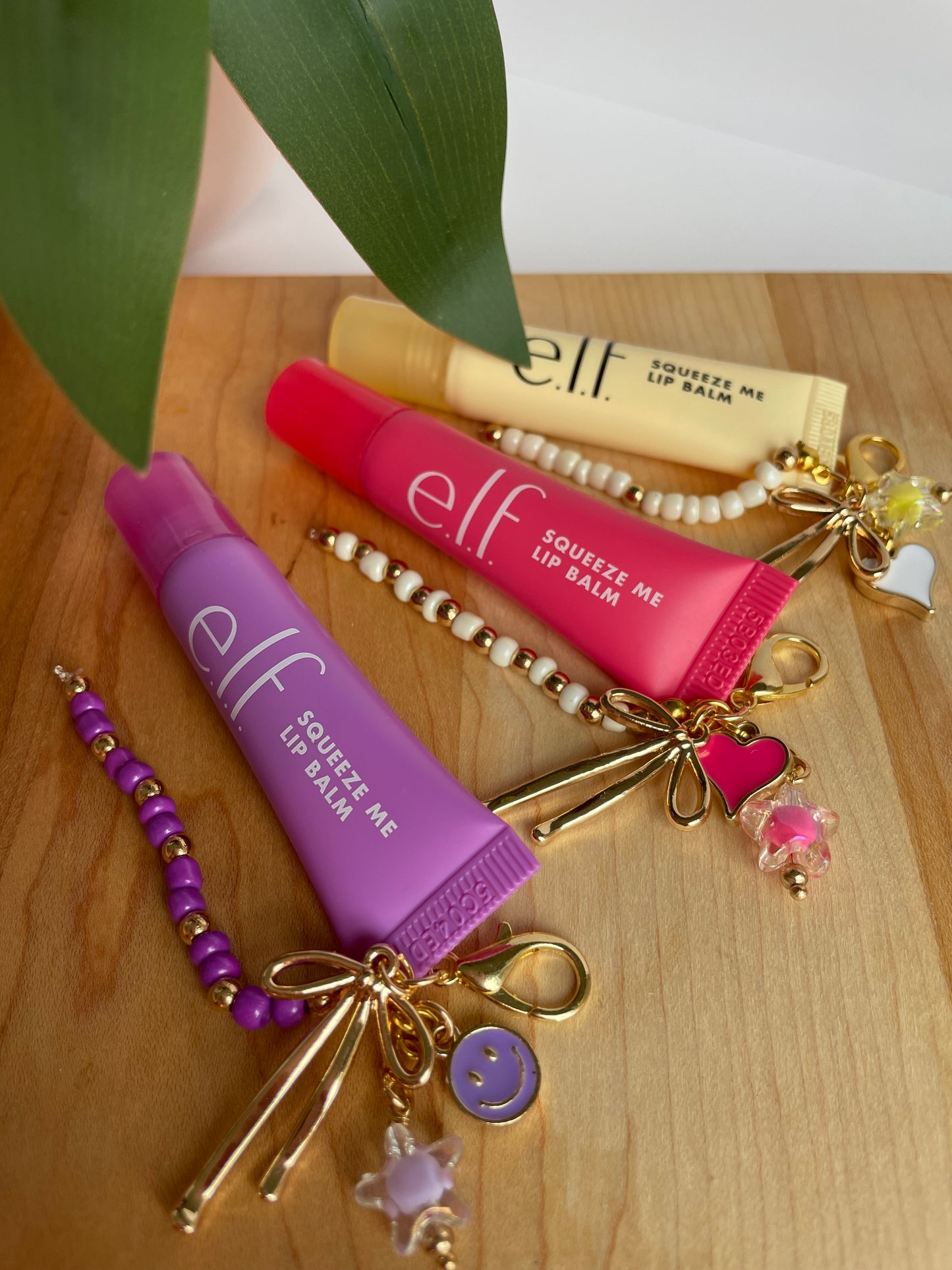 Lip Gloss Charm Keychains