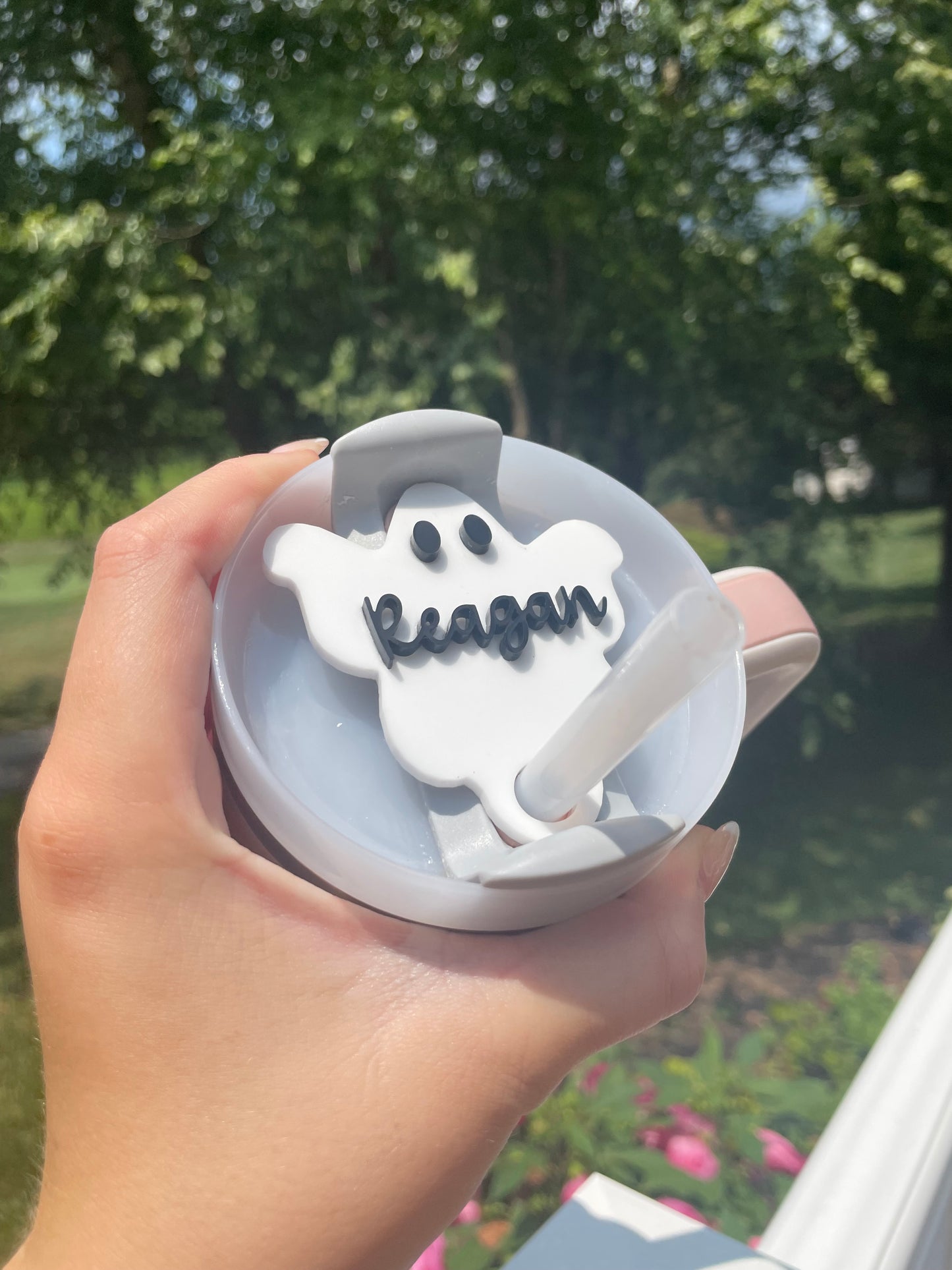 Spooky Ghost 30 and 40 Ounce Stanley Topper