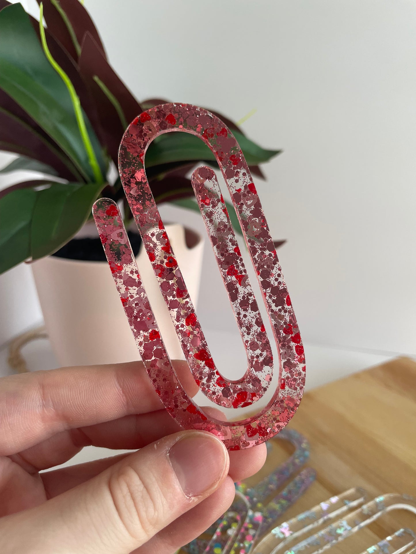 Jumbo Acrylic Paperclips