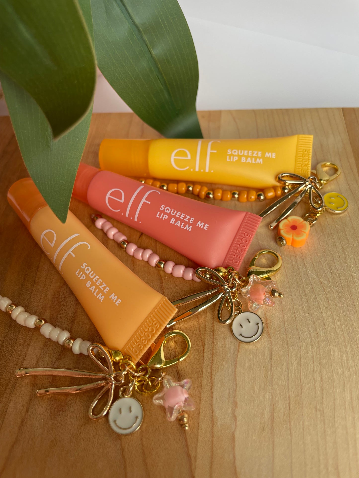 Lip Gloss Charm Keychains