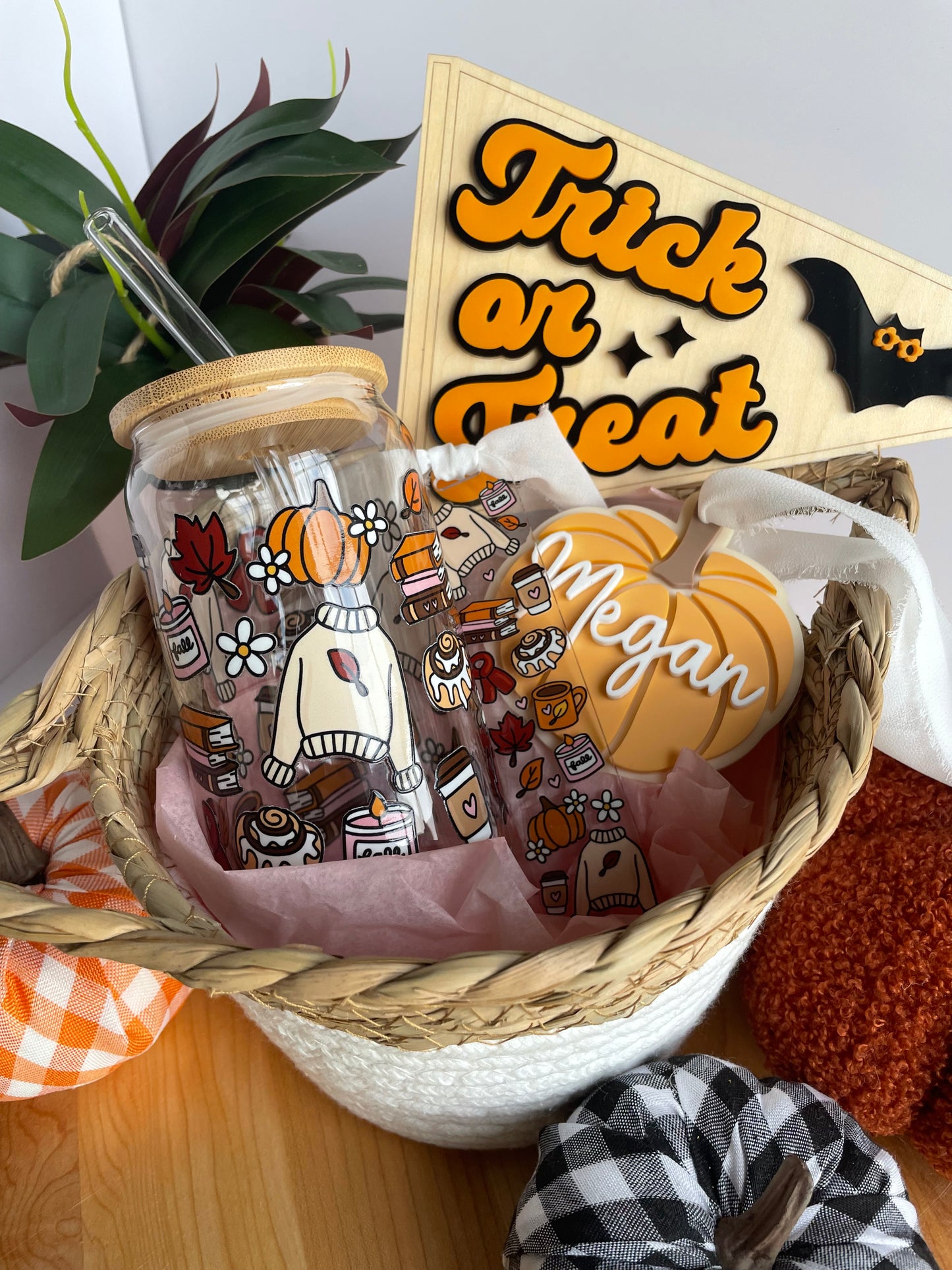 Cozy Fall Night Boo Basket Bundle