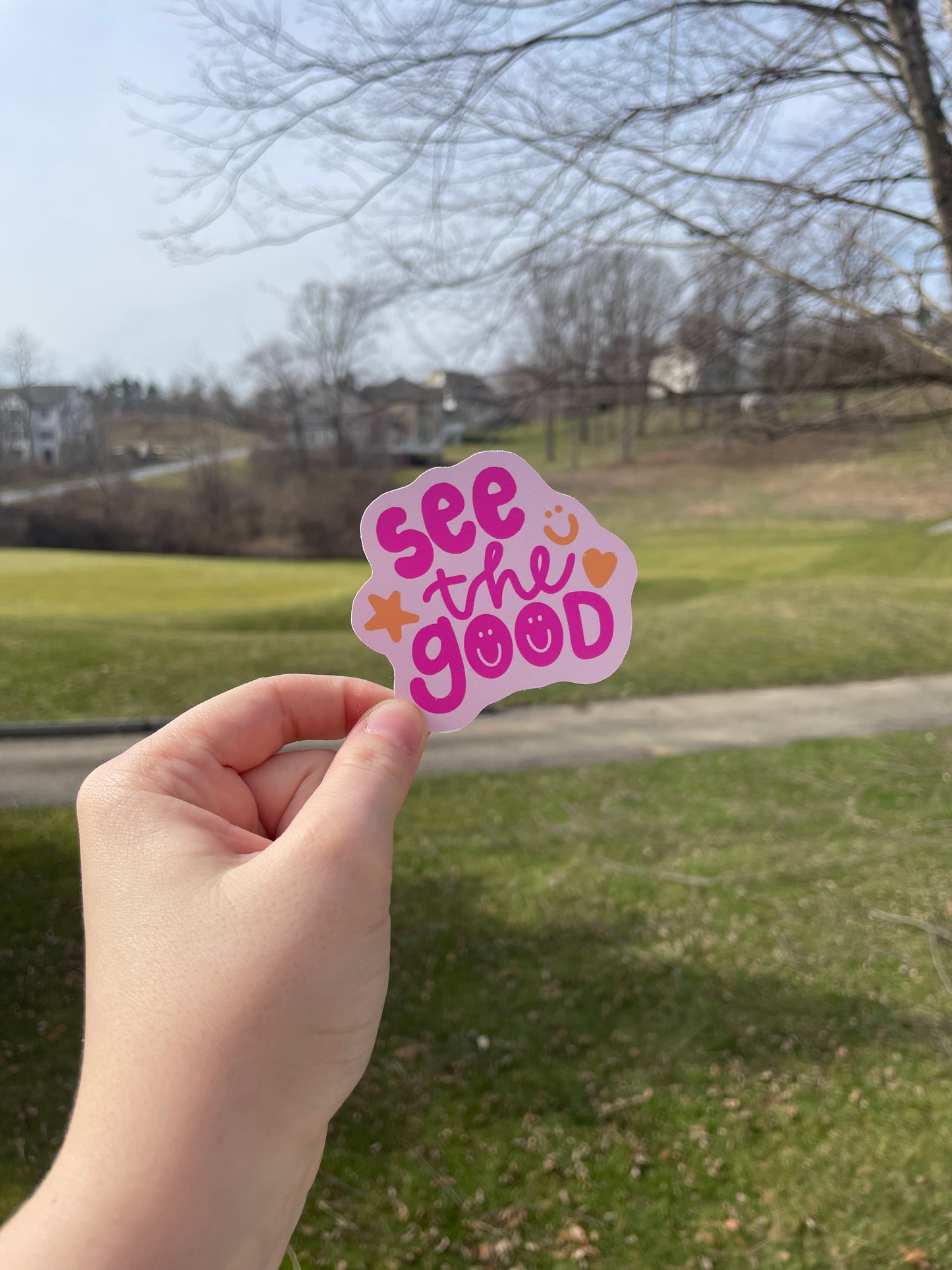 See the Good Matte Die Cut Sticker