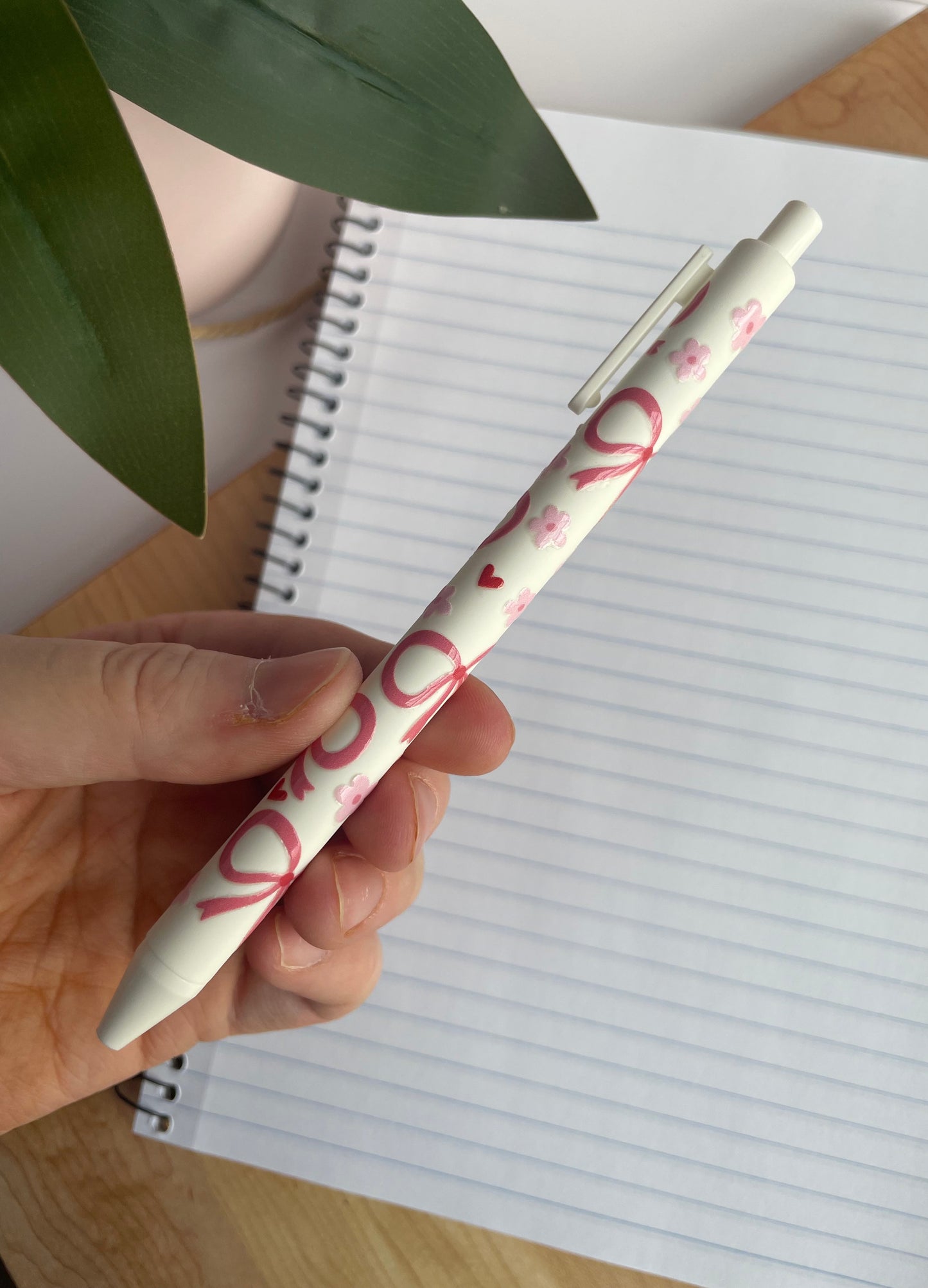 Beautiful Bows Black Ballpoint Pen