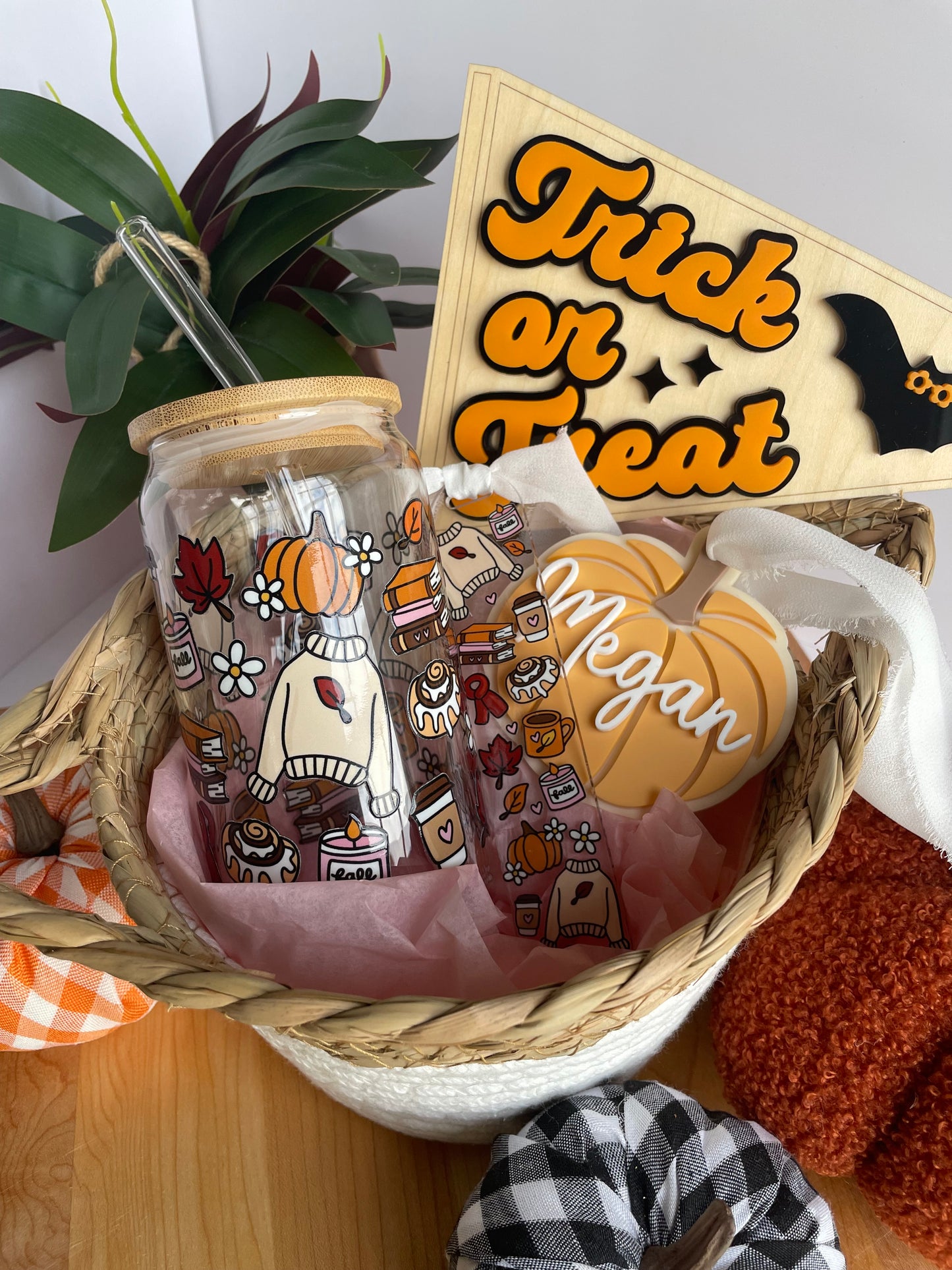 Cozy Fall Night Boo Basket Bundle