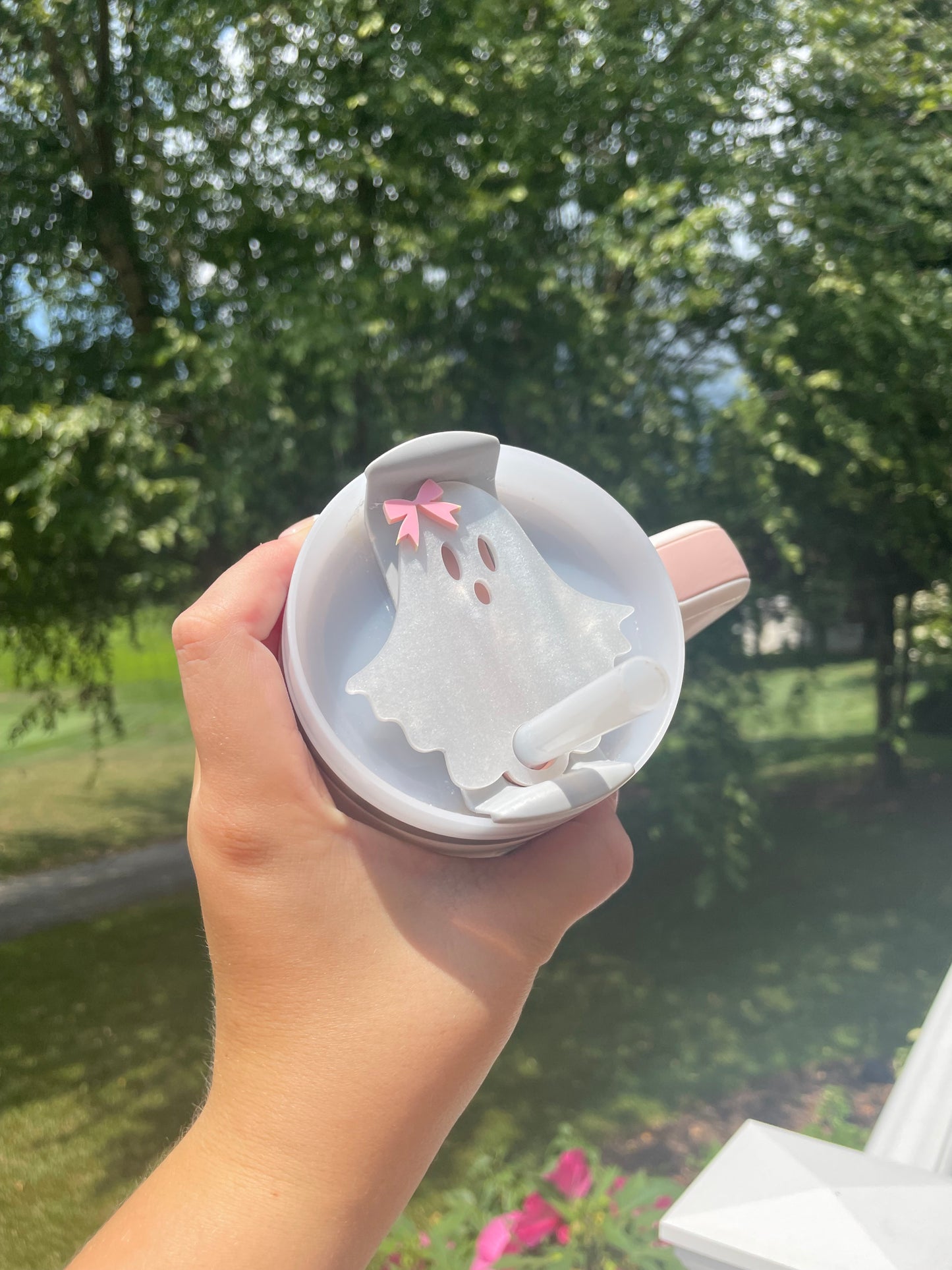 Ghostie Bow 30 and 40 Ounce Stanley Topper