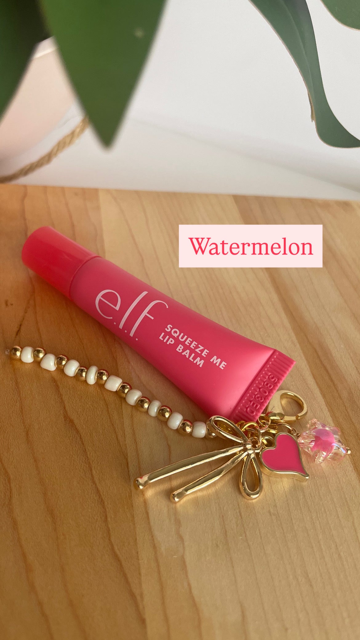 Lip Gloss Charm Keychains