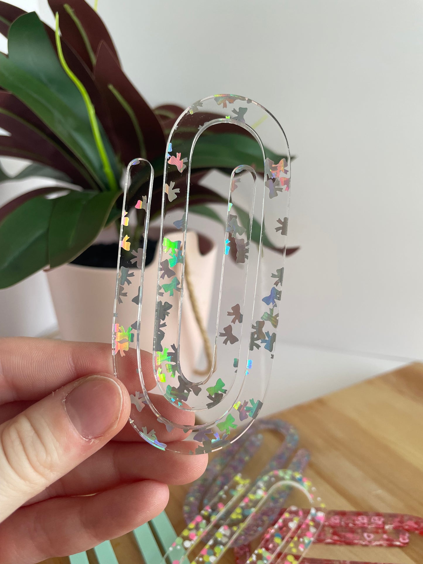 Jumbo Acrylic Paperclips