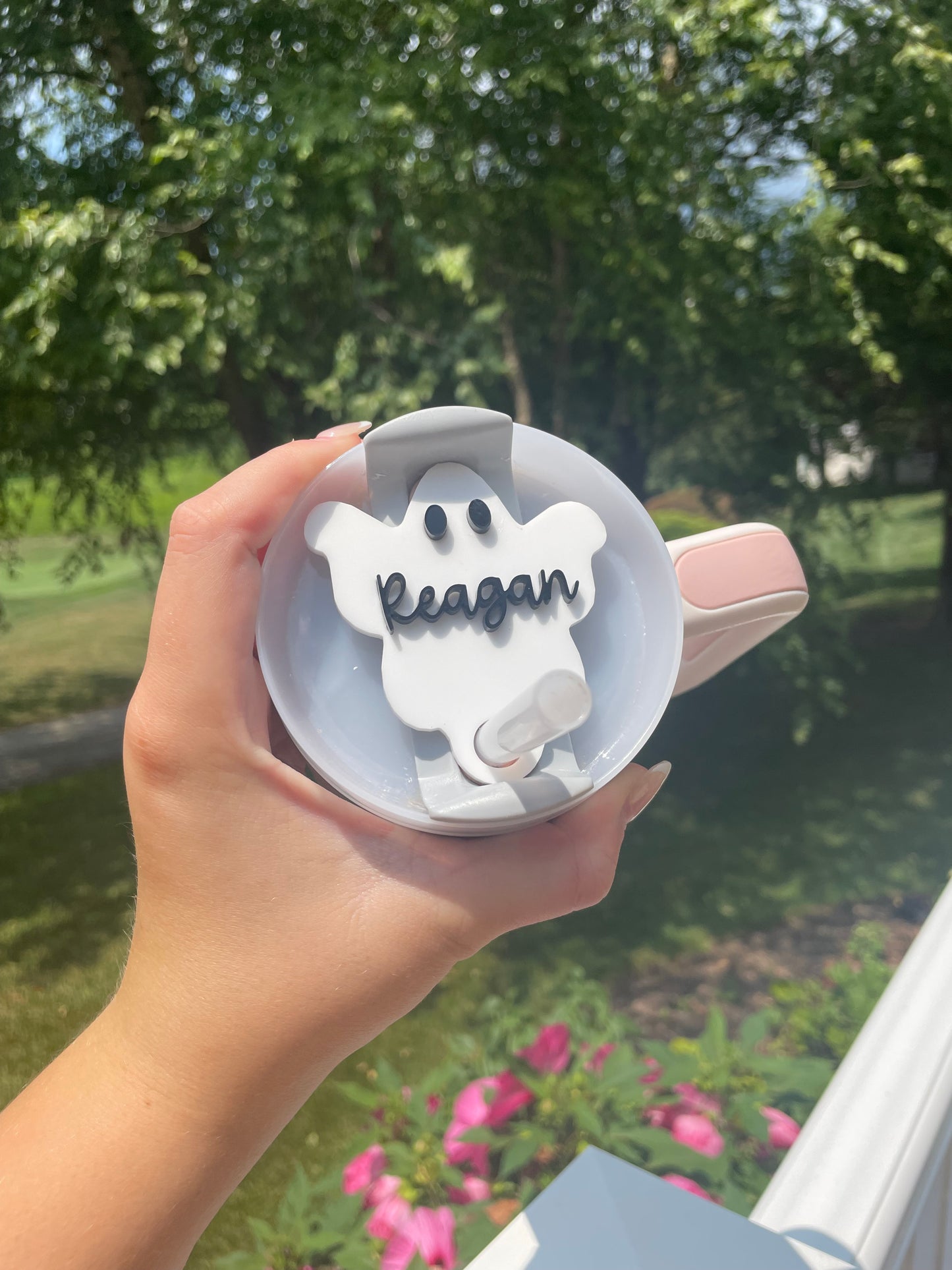 Spooky Ghost 30 and 40 Ounce Stanley Topper