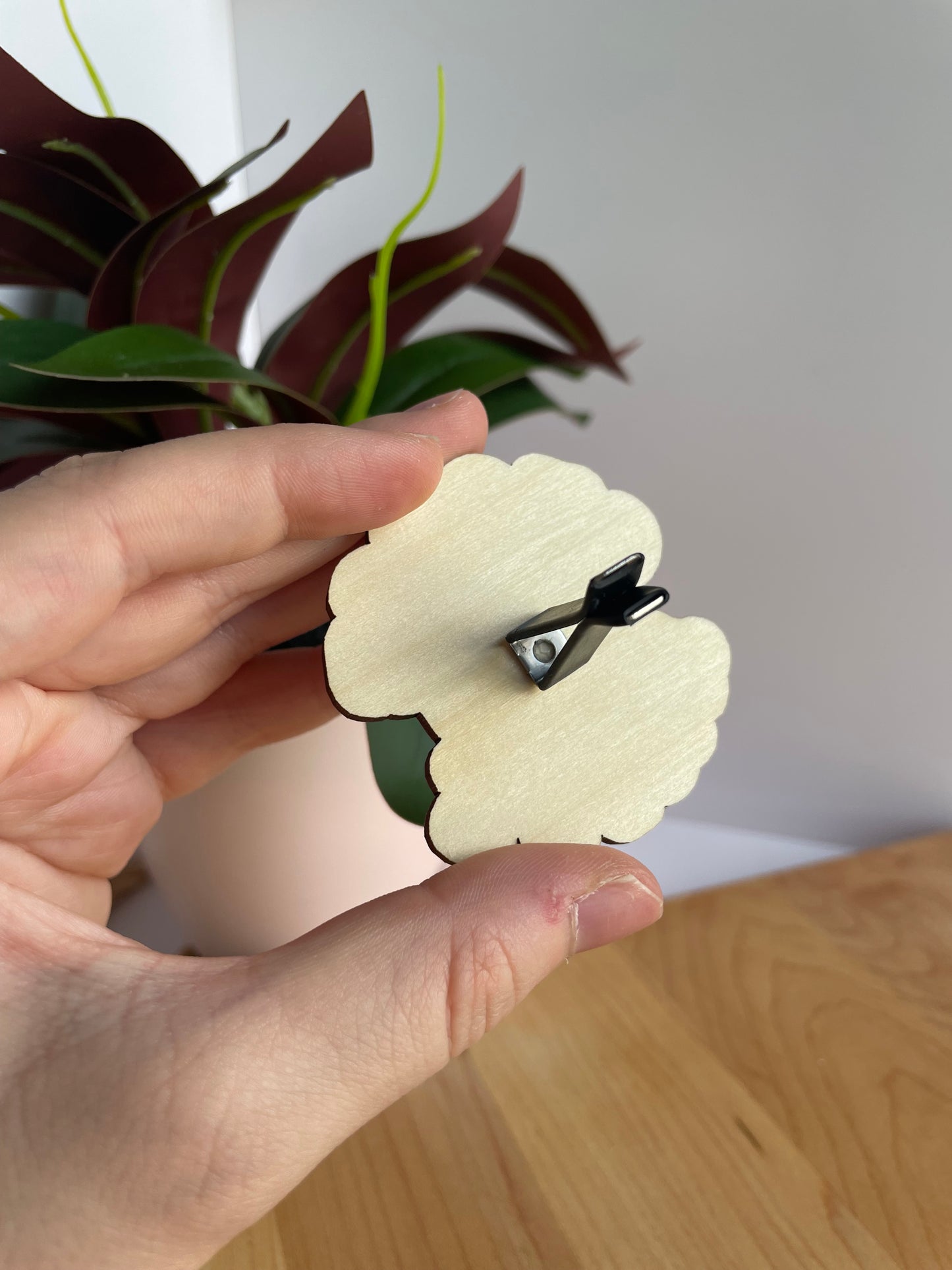 Choose Happy Wooden Car Vent Clip