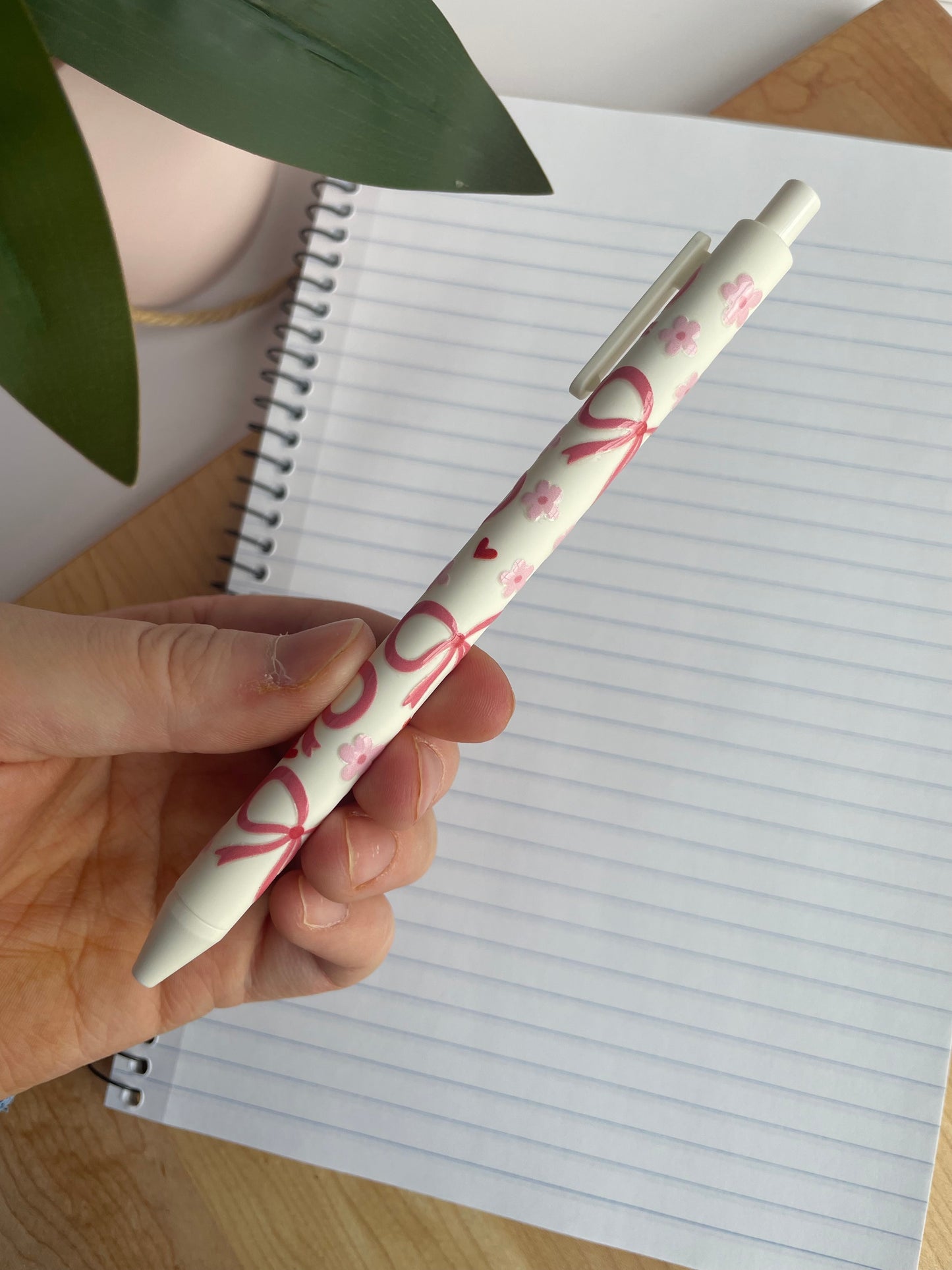Beautiful Bows Black Ballpoint Pen