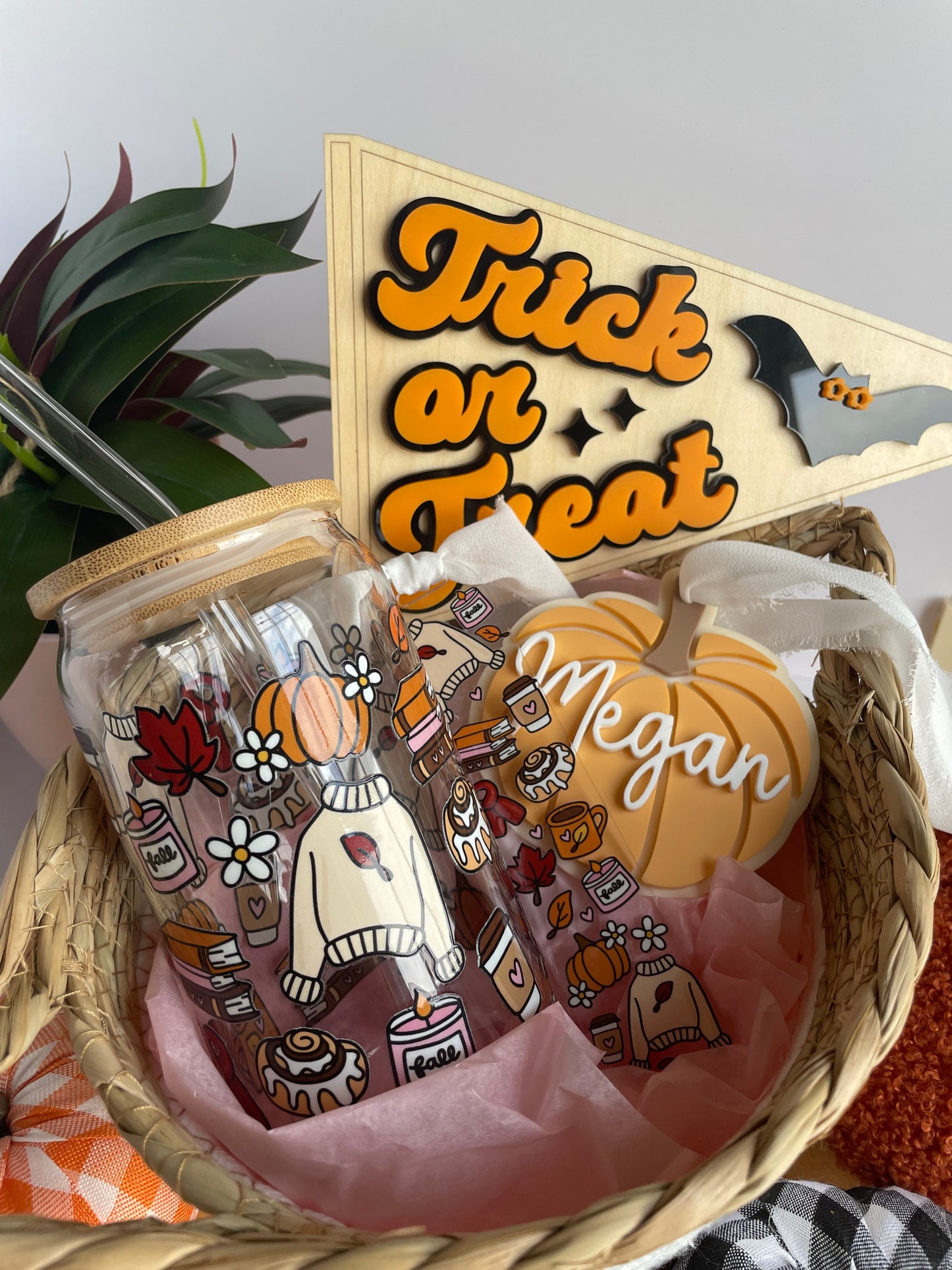 Cozy Fall Night Boo Basket Bundle