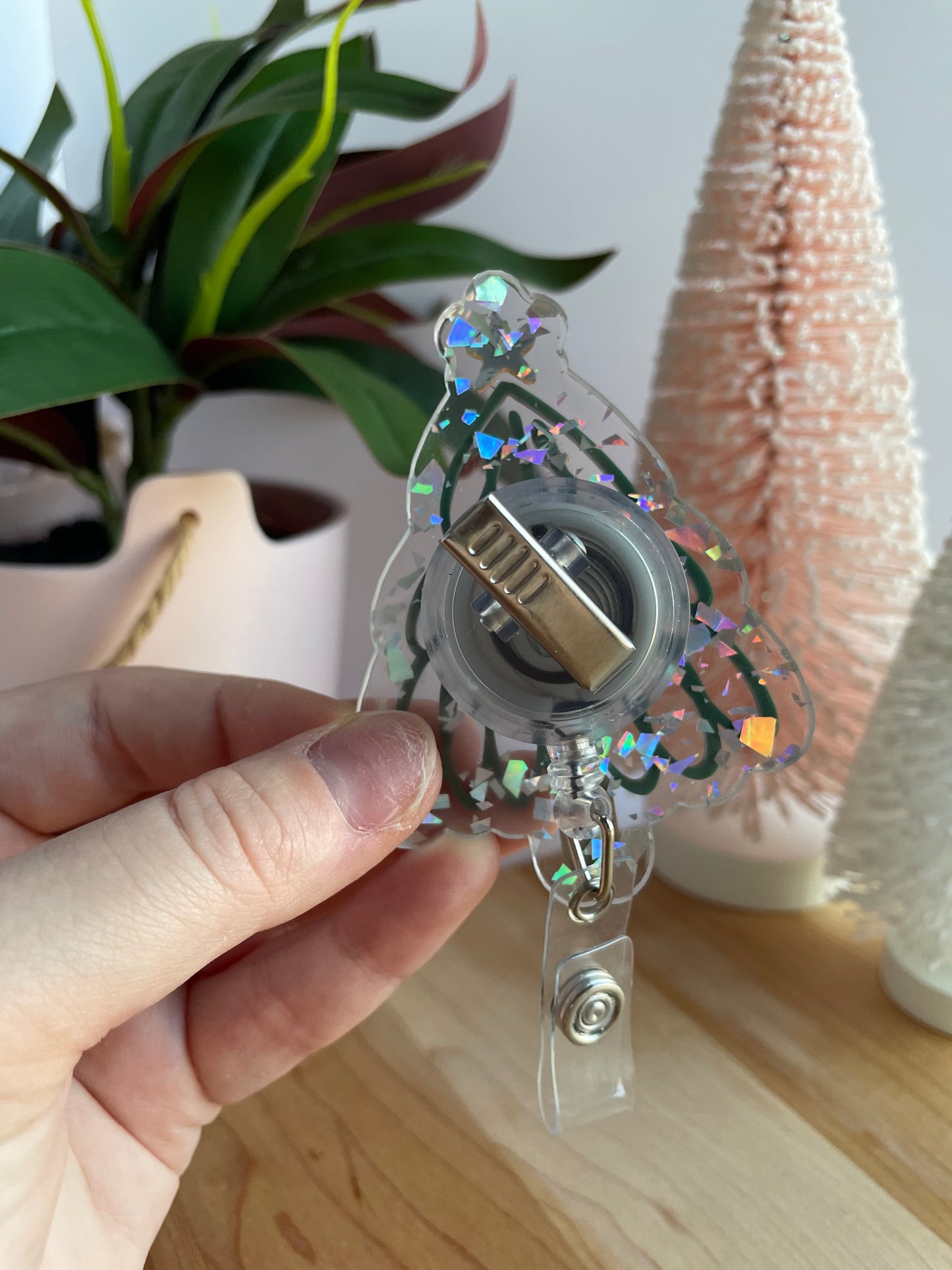 Christmas Tree Badge Reel