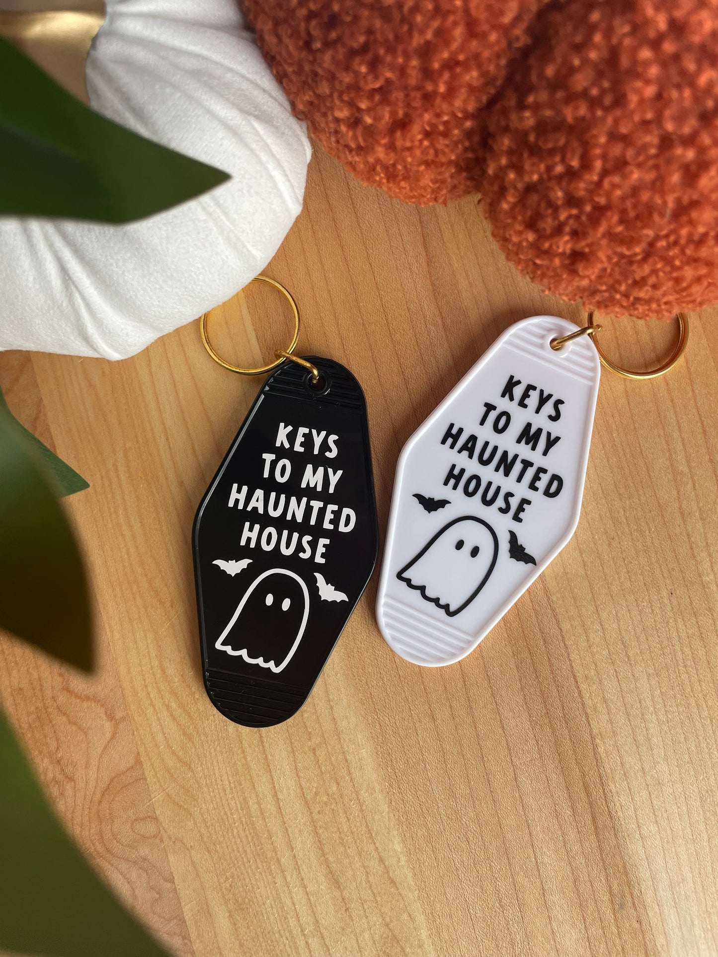 Keys To My Haunted House Motel Keychain