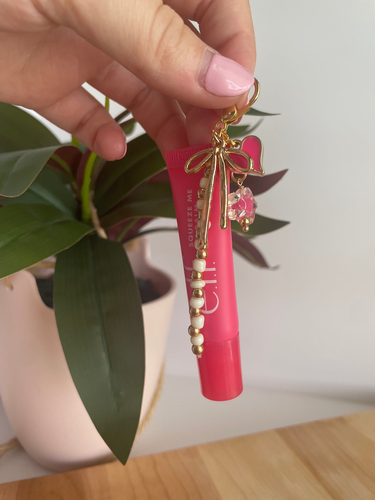 Lip Gloss Charm Keychains