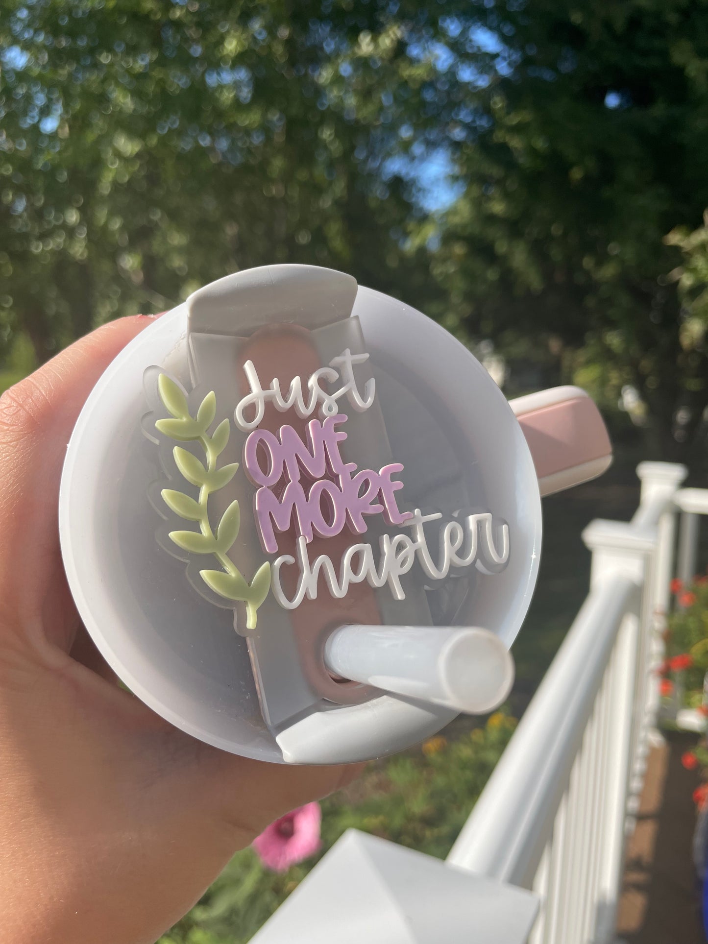 Just One More Chapter 30 and 40 ounce Stanley Topper for Water Bottles