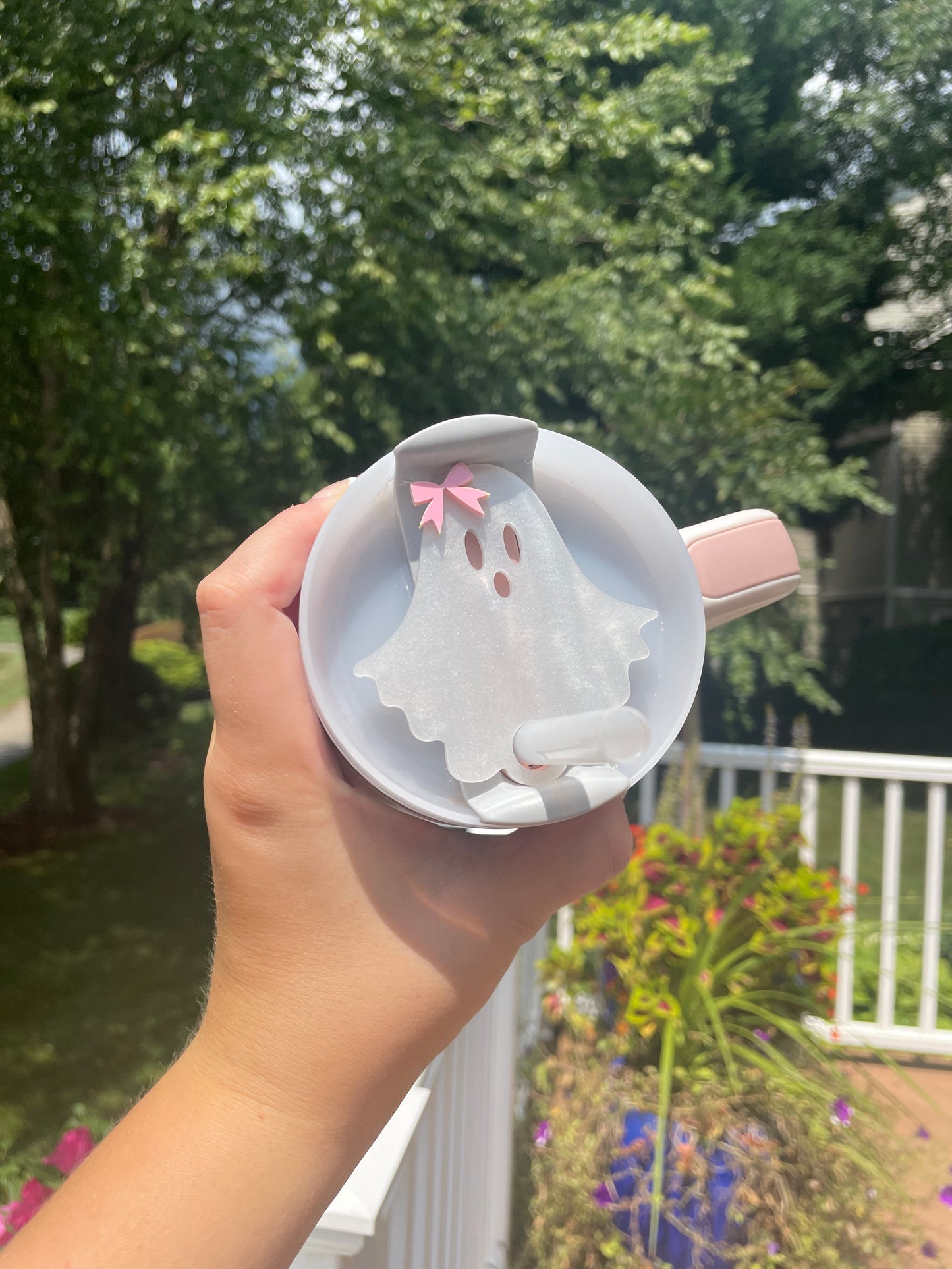 Ghostie Bow 30 and 40 Ounce Stanley Topper