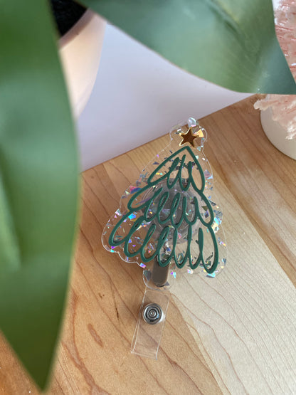 Christmas Tree Badge Reel