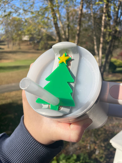 Cute Christmas Tree 30 and 40 ounce Stanley Topper for Waterbottles