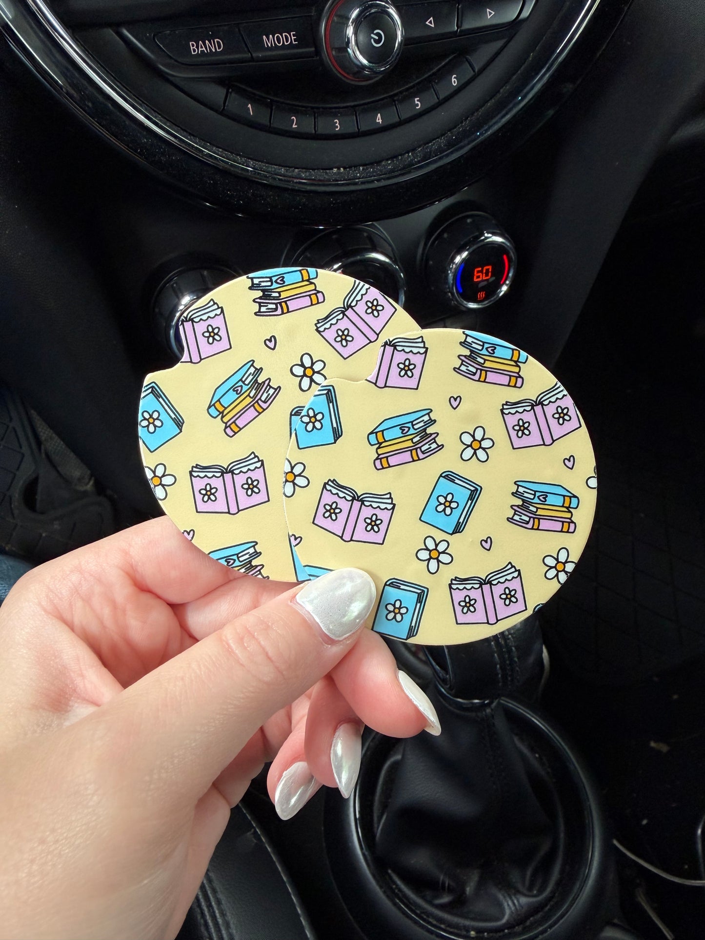 Bookish Girlie Car Coasters