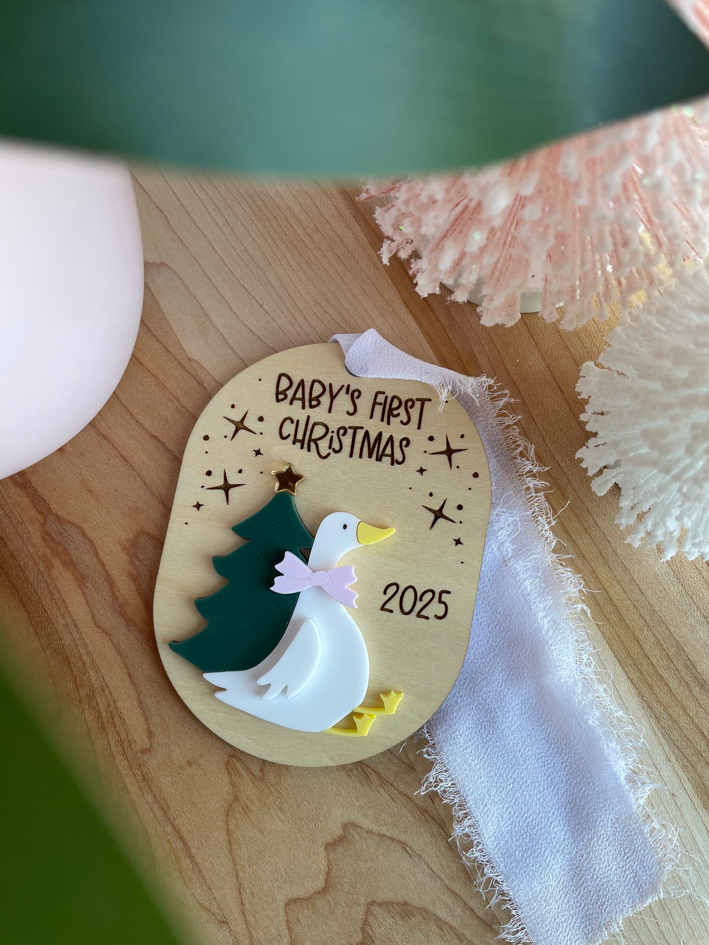 Baby’s First Christmas Acrylic Ornament