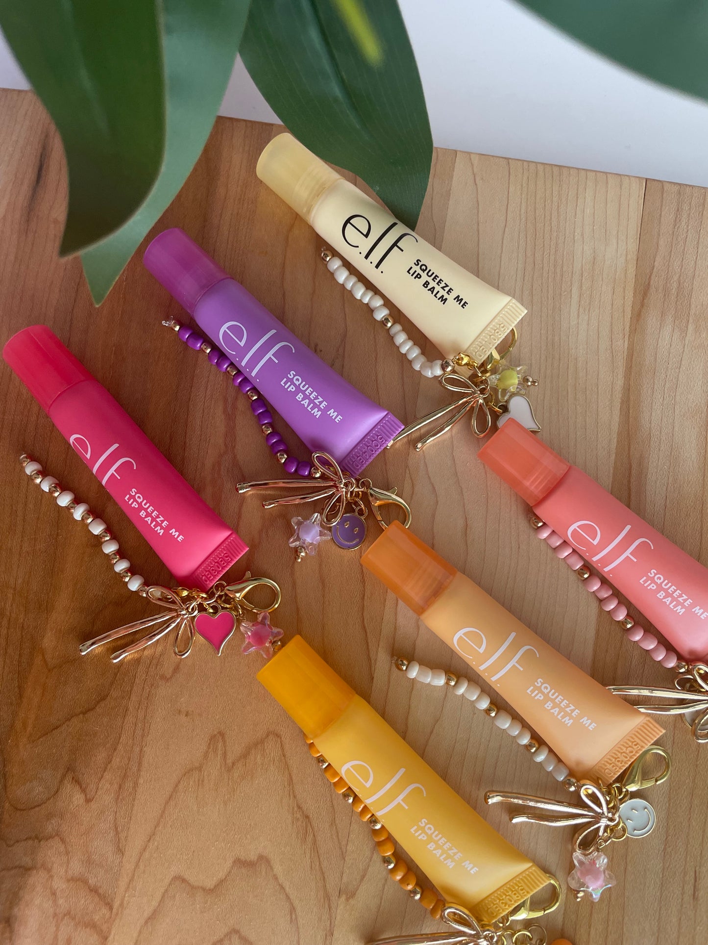 Lip Gloss Charm Keychains