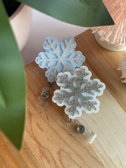 Sparkly Snowflake Badge Reel