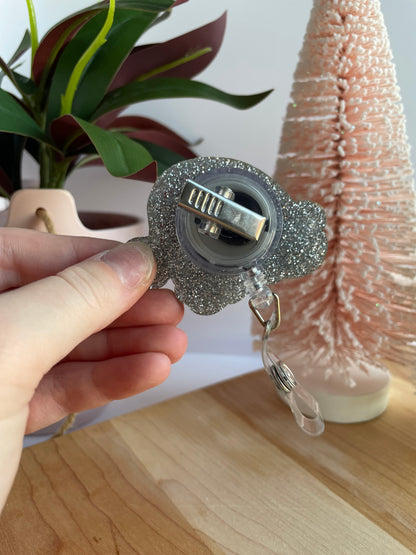 Santa Hat and Sparkles Badge Reel