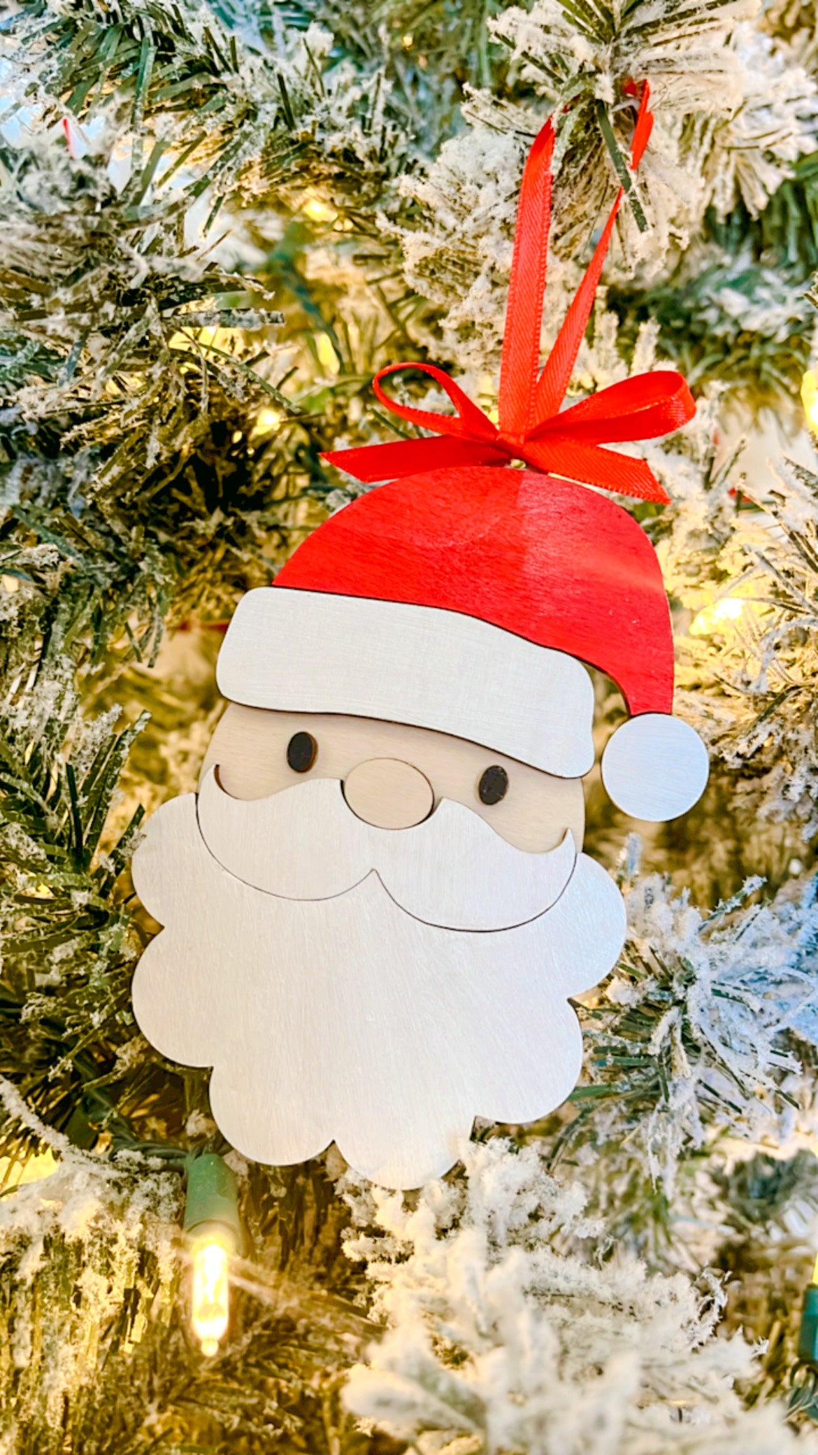 Paint Your Own Wooden 4 Pack of Christmas Ornaments with Paint and Paintbrushes Included