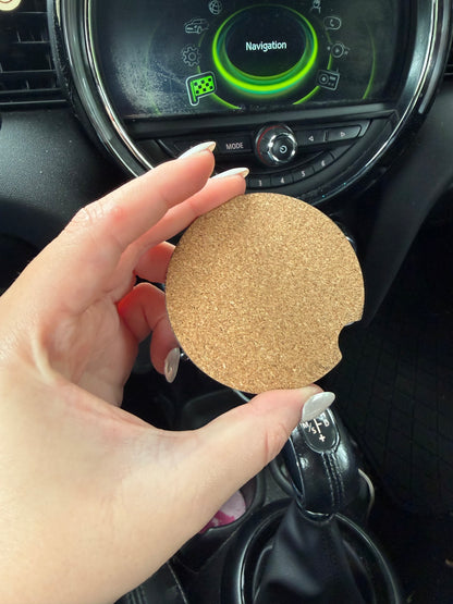 Coastal Girl Car Coasters