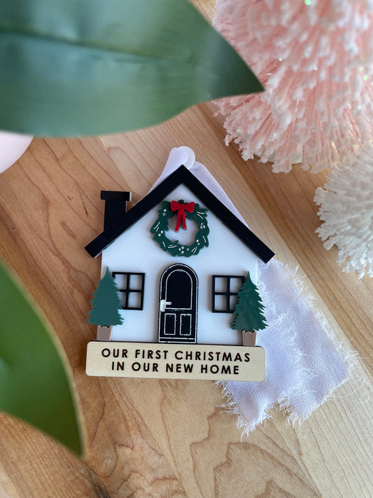 Our First Home Christmas Ornament