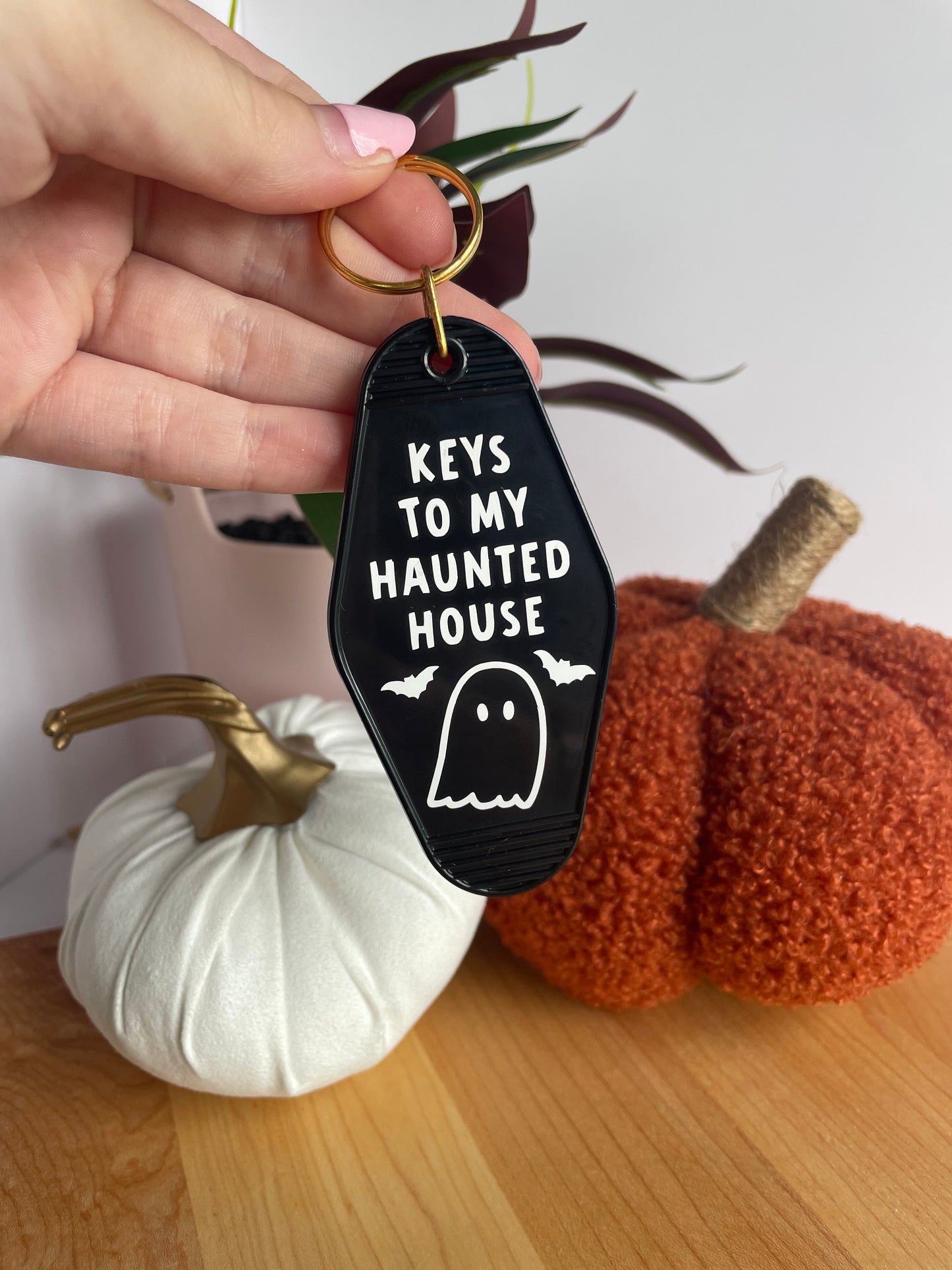 Keys To My Haunted House Motel Keychain