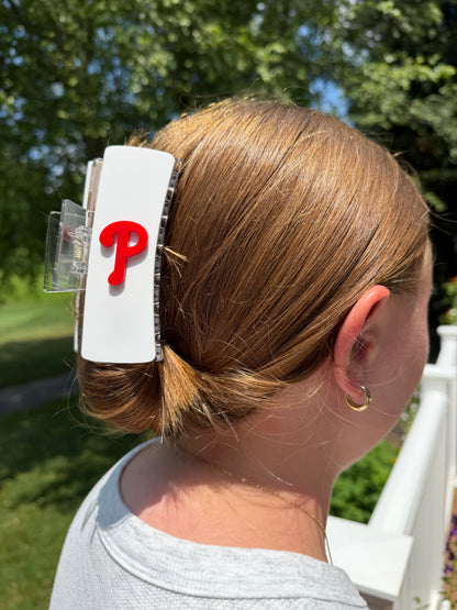 Phillies Acrylic Claw Clip