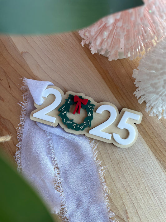 2025 Acrylic Holiday Ornament