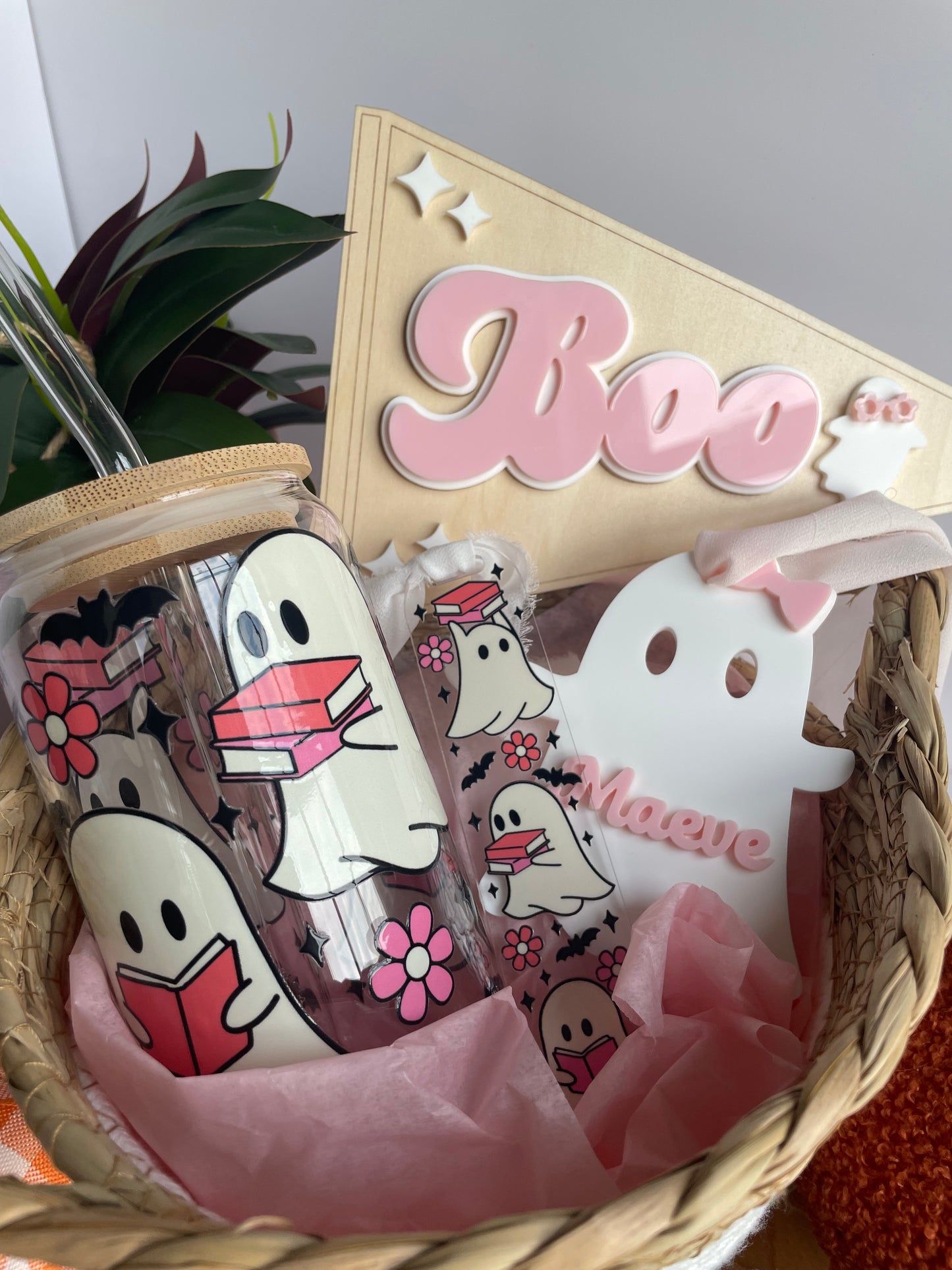 Cute Ghosts Boo Basket Bundle