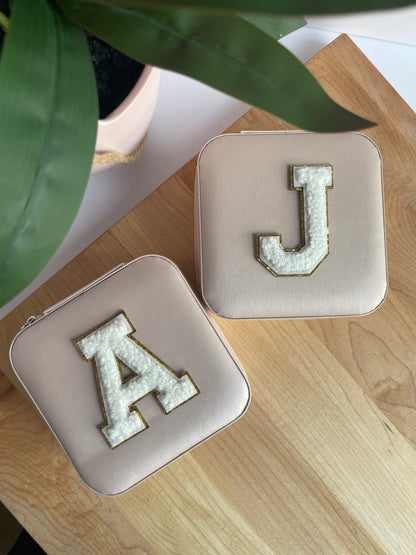 Custom White Letter Jewelry Box