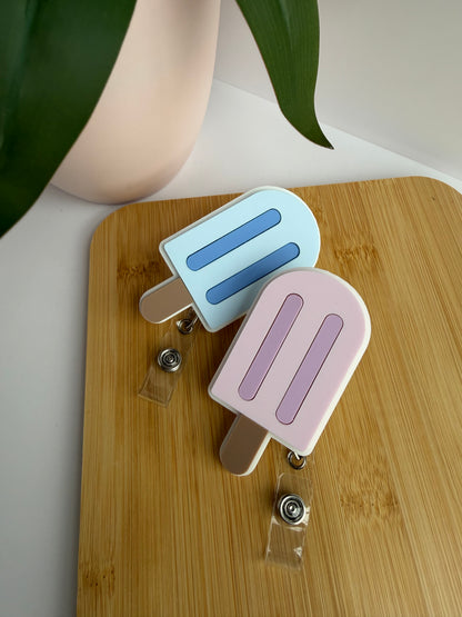 Summer Popsicles Acrylic Badge Reel