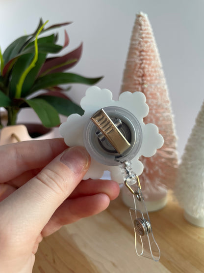Sparkly Snowflake Badge Reel