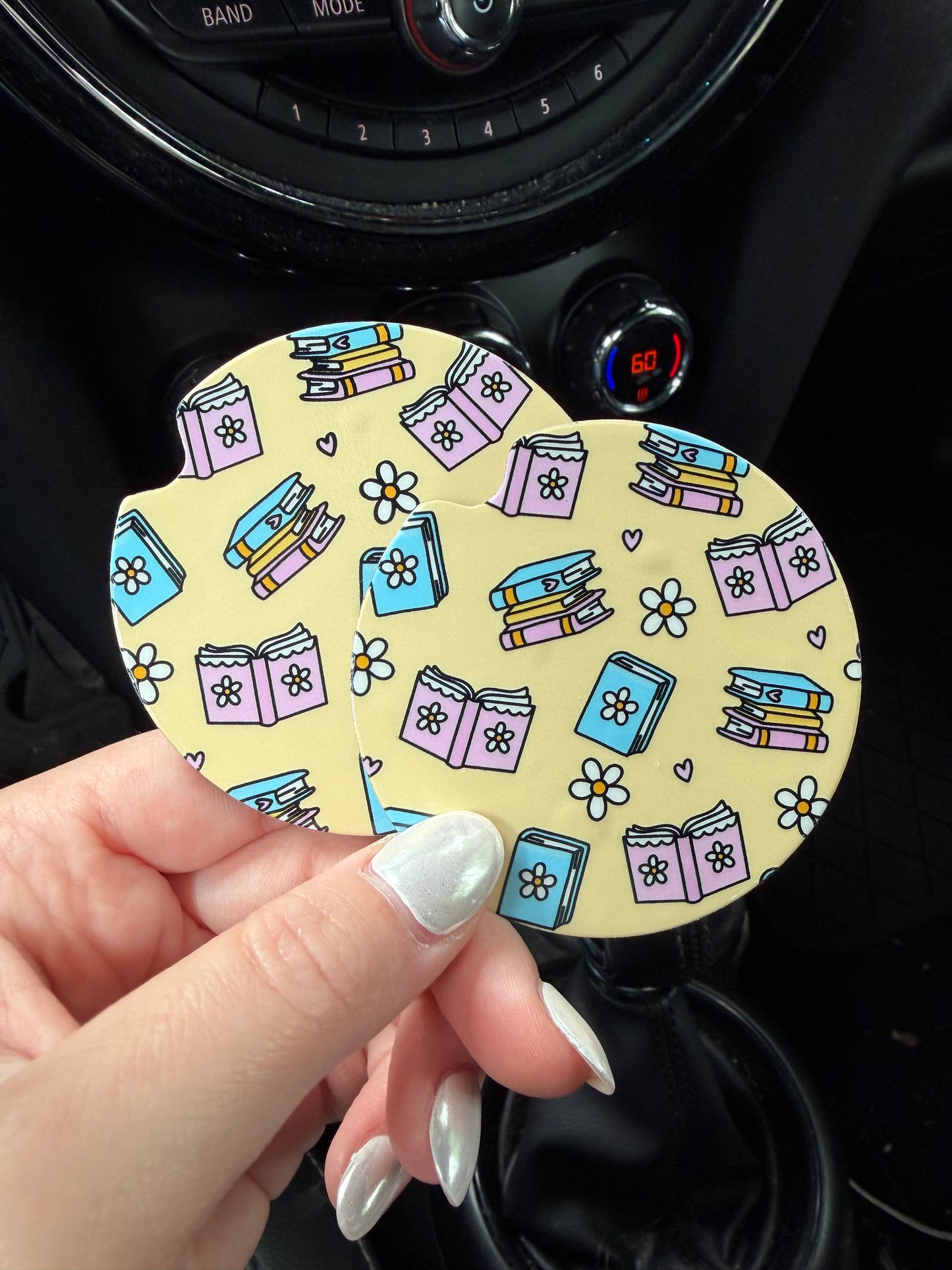 Bookish Girlie Car Coasters