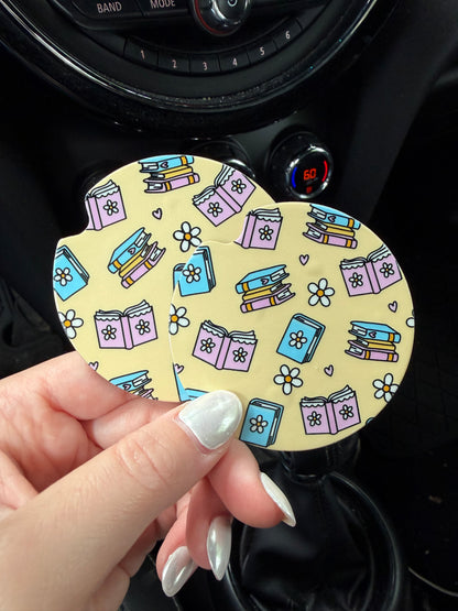 Bookish Girlie Car Coasters