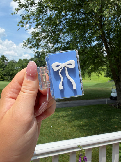 Coquette Bow Acrylic Claw Clip