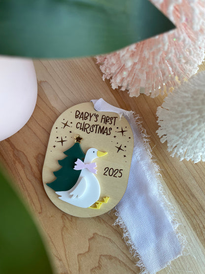 Baby’s First Christmas Acrylic Ornament