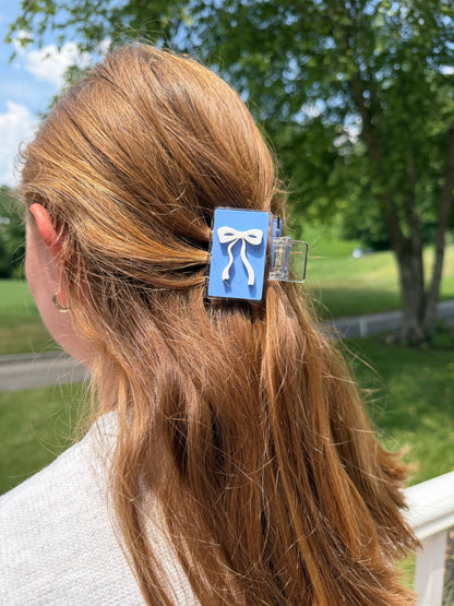 Coquette Bow Acrylic Claw Clip