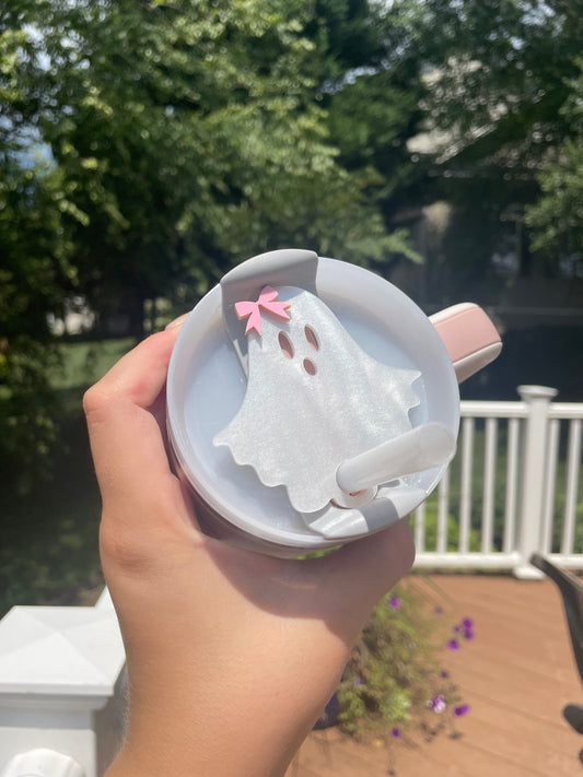 Ghostie Bow 30 and 40 Ounce Stanley Topper
