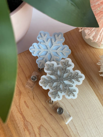 Sparkly Snowflake Badge Reel