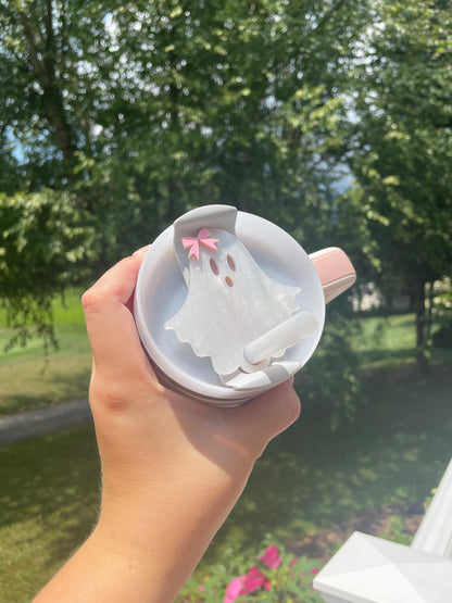 Ghostie Bow 30 and 40 Ounce Stanley Topper