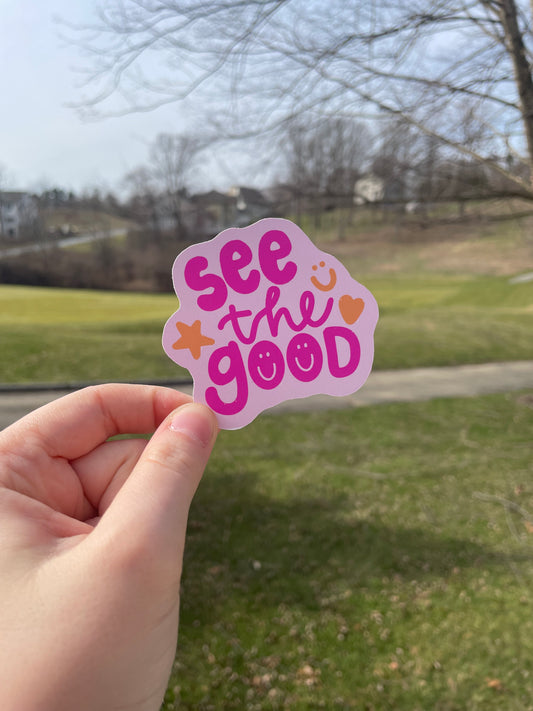 See the Good Matte Die Cut Sticker